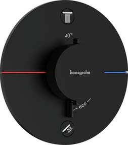 Hansgrohe ShowerSelect Comfort S sprchová a vaňová batéria bez podomietkového telesa matná čierna 15554670