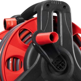 InternetovaZahrada Prenosný hadicový navijak Basic 30m - červený