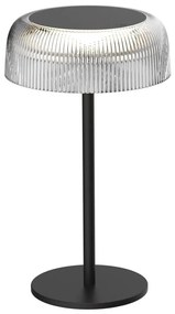 LED Stmievateľná stolná lampa TRYPOLIS LED/2W/5V USB 1800 mAh IP44 čierna