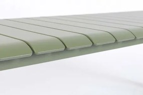 ZUIVER VONDEL lavica Zelená 129,5 cm