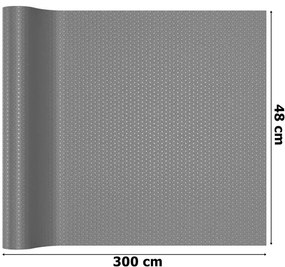 Protišmyková podložka BARGO sivá 48x300 cm
