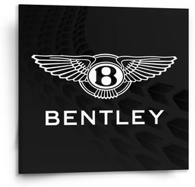 Sablio Obraz Logo Bentley Černý - 110x110 cm