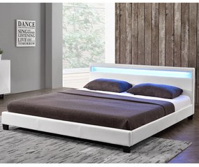 InternetovaZahrada - Čalunená posteľ Paris 160 x 200 cm - biela
