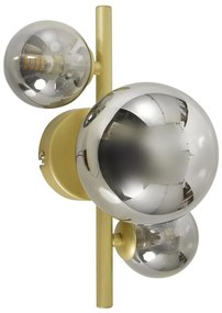 Brilagi - LED Nástenné svietidlo MILLA 3xG9/3W/230V zlatá/dymová BG1795