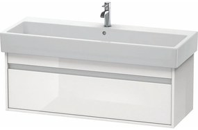 DURAVIT Ketho závesná skrinka pod umývadlo, 1 zásuvka, 1150 x 440 x 410 mm, biela vysoký lesk, KT668902222