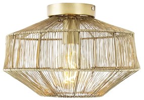 Moderné stropné svietidlo mosadz 30 cm - Bolti