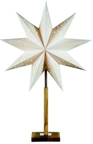 Markslöjd 700323 - Vianočná dekorácia SOLVALLA 1xE14/25W/230V biela 65 cm