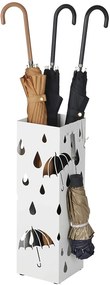 Songmics Kovový stojan na dáždniky Rainy, 49x15,5 cm