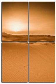 Obraz na plátne - Púšť Sahara  - obdĺžnik 7131D (90x60 cm)