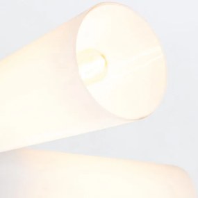 Elstead KRISTY-4P-DG-OPAL - Luster na tyči KRISTY 4xE27/40W/230V medený