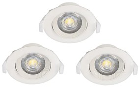 Eglo 32896 - SADA 3x Podhľadové svietidlo SARTIANO 1xLED/5W/230V