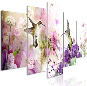 Artgeist Obraz - Colourful Nature (5 Parts) Wide Veľkosť: 225x100, Verzia: Premium Print