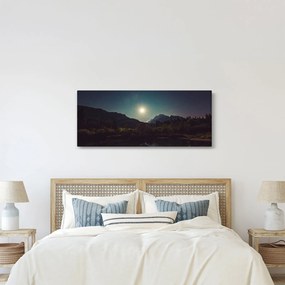 Obraz - nočná obloha (120x50 cm)