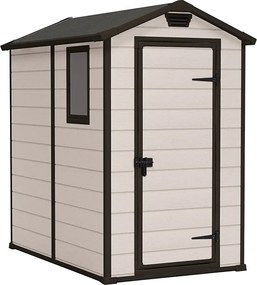 Záhradný domček Keter MANOR 4 x 6 béžový, s podlahou