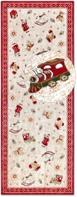 Villeroy & Boch Koberec behúň Toy's delight so strihaným vlasom 106217 Red, Multicolor, 80x200, červená, obývacia izba