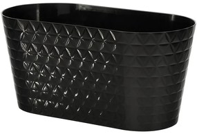 Kvetináč Sahara Diament Petit 27 cm čierna