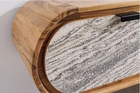 TV-skrinka 47757 Organic 160cm Drevo Acacia - Komfort-nábytok