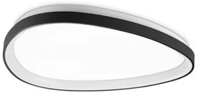 Ideal Lux - LED Stm stropné svietidlo GEMINI LED/28W/230V pr. 61 cm CRI 90 čierna