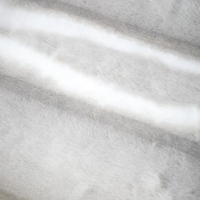 Svetlosivá deka z umelej kožušiny 130x170 cm Flint – Catherine Lansfield