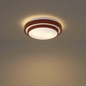 Moderné stropné svietidlo Sienna s bielym 34 cm IP44 - Walden