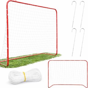 KIK Detská futbalová bránka 183 x 122 x 61 cm, skladacia a prenosná s sieťou