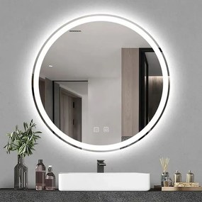 Dotykové nástenné zrkadlo s LED osvetlením Bas 68,5 cm