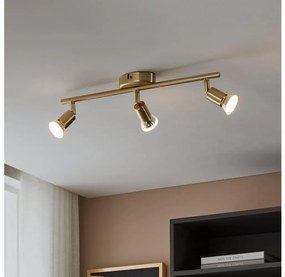 Eglo 33186 - LED Bodové svietidlo BUZZ-LED 3xGU10/2,8W/230V 3000K zlatá