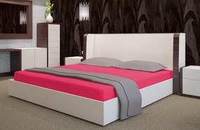 Dekorstudio Prestieradlo froté s gumičkou amarantové PRZF-2 Rozmer plachty: 90x200cm