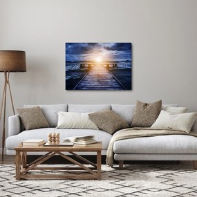 Obraz móla sa slnkom (70x50 cm)