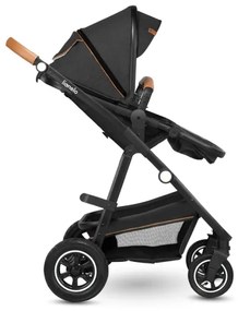 Lionelo - Kombinovaný kočík 3v1 AMBER Sivý grafit