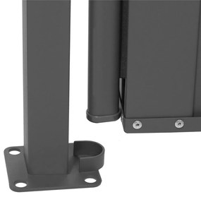 Bočná markíza 160 x 250 cm SPRINGOS AW0001 - tmavosivá