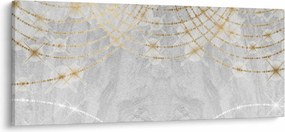 Obraz - Betón s dizajnom (120x50 cm)
