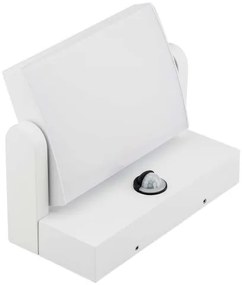 LED Vonkajšie nástenné svietidlo so senzorom LED/17W/230V 3000K IP65 biela