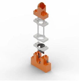 Súprava prídavných dielov ku guličkovej dráhe Hubelino Elevator, 24 ks