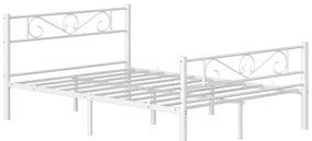 Kovová manželská posteľ 140 cm RMB064WG01