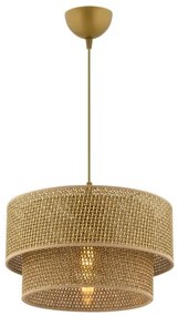 Luster na lanku ECHO 1xE27/60W/230V hnedý