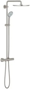 Grohe Euphoria System sprchový systém s termostatickou batériou supersteel 26075dc0 G26075DC0