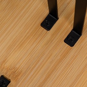 Čierny/v prírodnej farbe kovový stojan na papierové utierky – Casa Selección