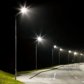 LED solárne pouličné svietidlo VIA 100W/10000 mAh 3,2V 6000K IP54 + diaľkové ovládanie