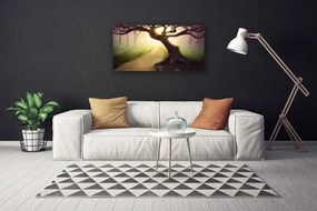Obraz Canvas Strom lúče slnko 120x60 cm