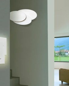 LED nástenné svietidlo Clover oval čierne