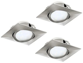Eglo 78758 - SADA 3x LED Podhľadové svietidlo PINEDA LED/6W/230V EG78758