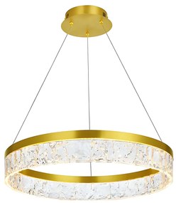 Toolight Toolight, LED závesné osvetlenie 50cm, 31W, 3000K, LHJ046-CP, zlatá lesklá, OSW-50021