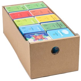 KARTON PAK 2. akosť - Úložné boxy na oblečenie, organizéry do skrine EKO KARTON 18x40x13cm - zásuvka