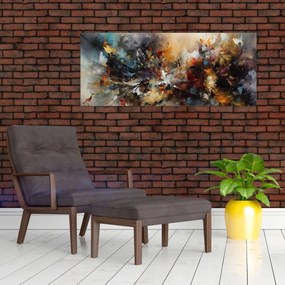 Obraz - Abstraktná grafika (120x50 cm)