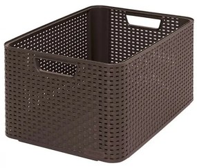 CURVER - Úložný box RATTAN Style2 - L - hnedá