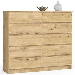 Komoda Keanu V (dub artisan). Akcia -17%. Vlastná spoľahlivá doprava až k Vám domov. 1070743