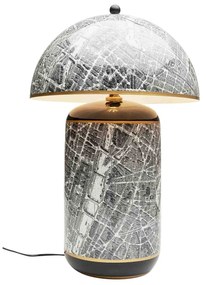 Ulice Paríža stolová lampa sivá 60 cm