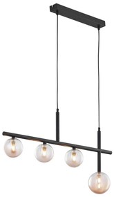 Jupiter 1905 - Luster na lane NEPTUN 4xG9/14W/230V čierna