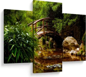 Obraz - Most cez riečku (90x60 cm)